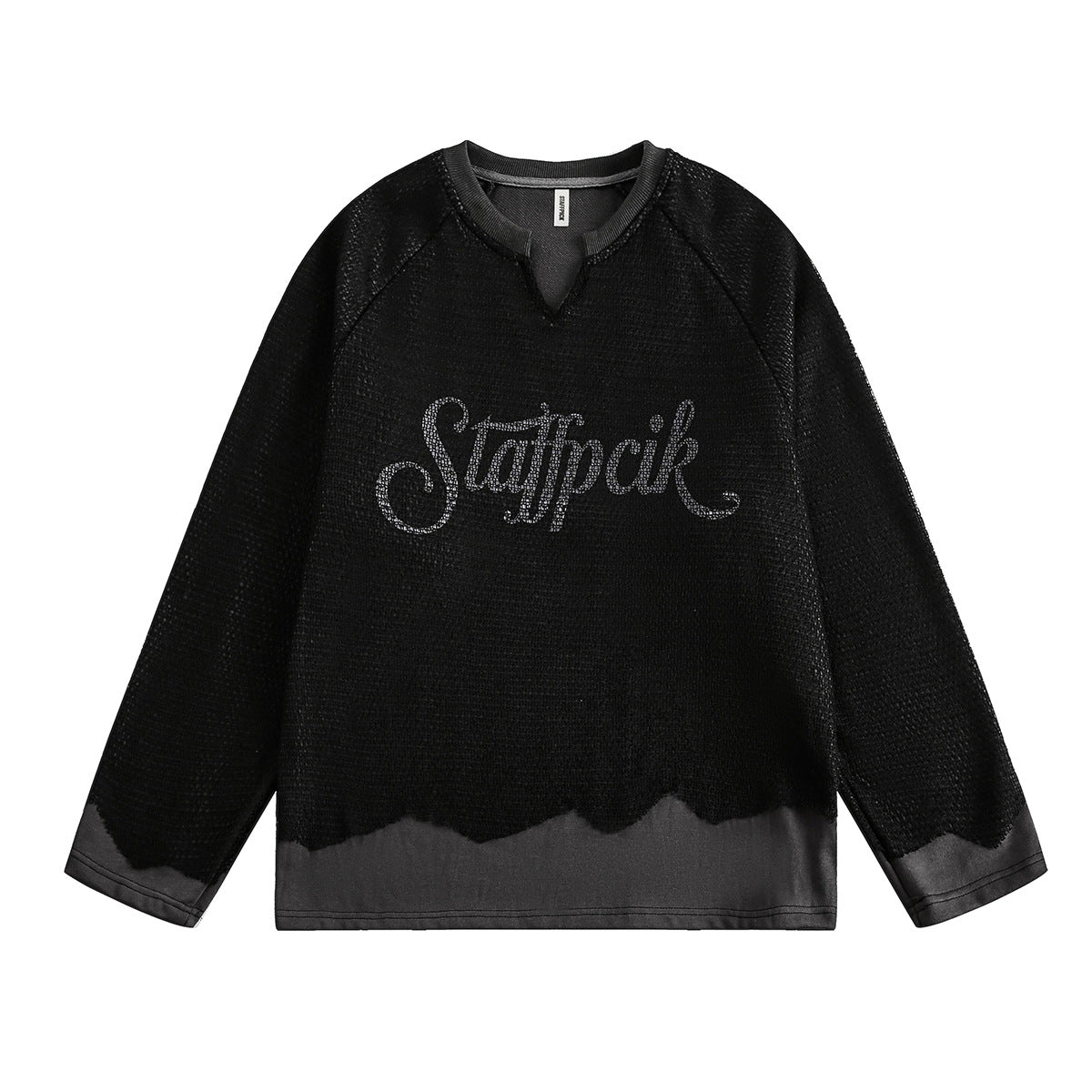 Mesh Overlay Sweater