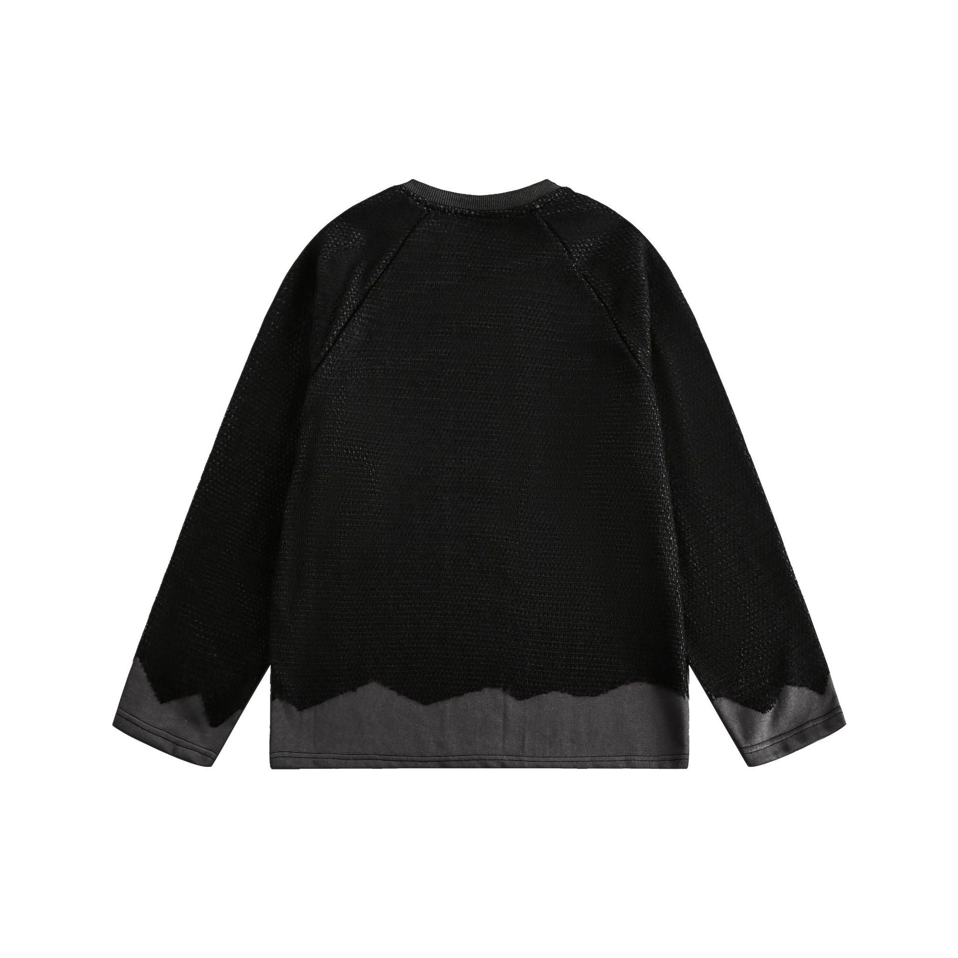 Mesh Overlay Sweater