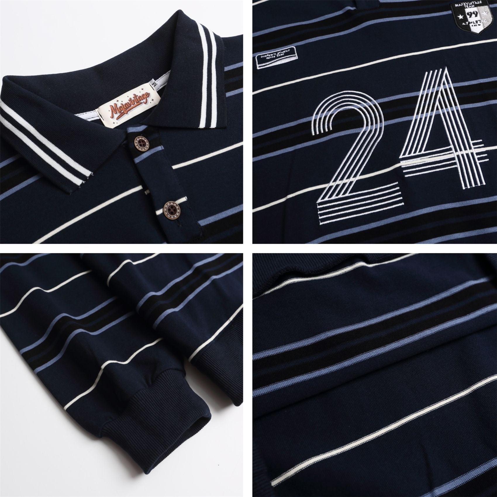 Striped Heritage Polo