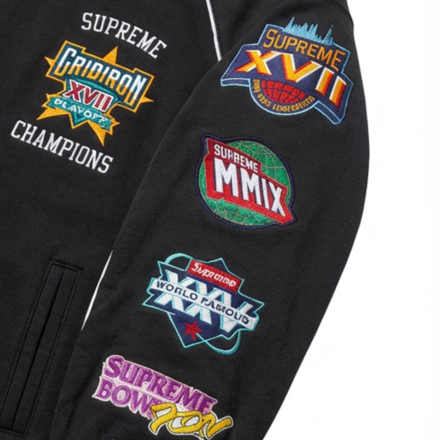 Supreme Playoffs Zip Up Hooded Sweatshirt