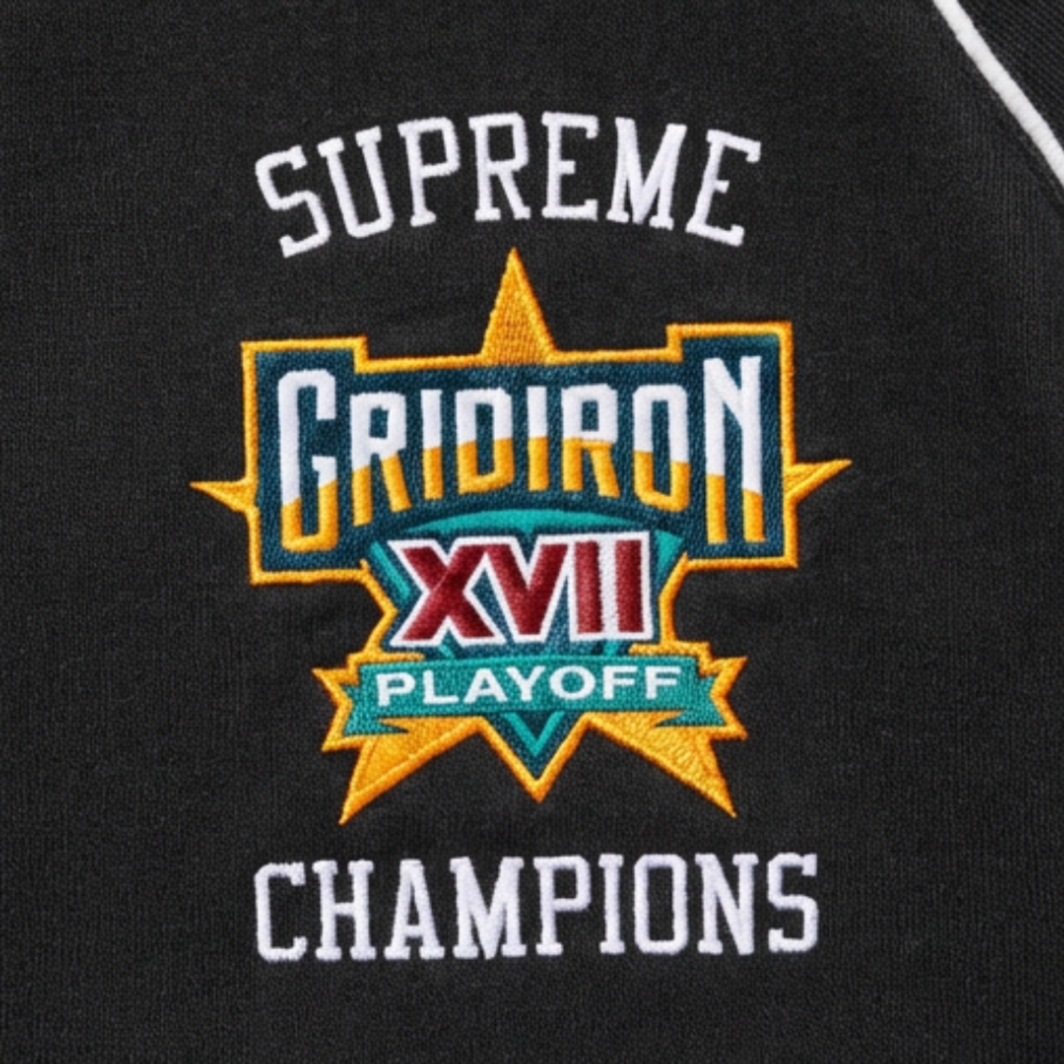 Supreme Playoffs Zip Up Hooded Sweatshirt