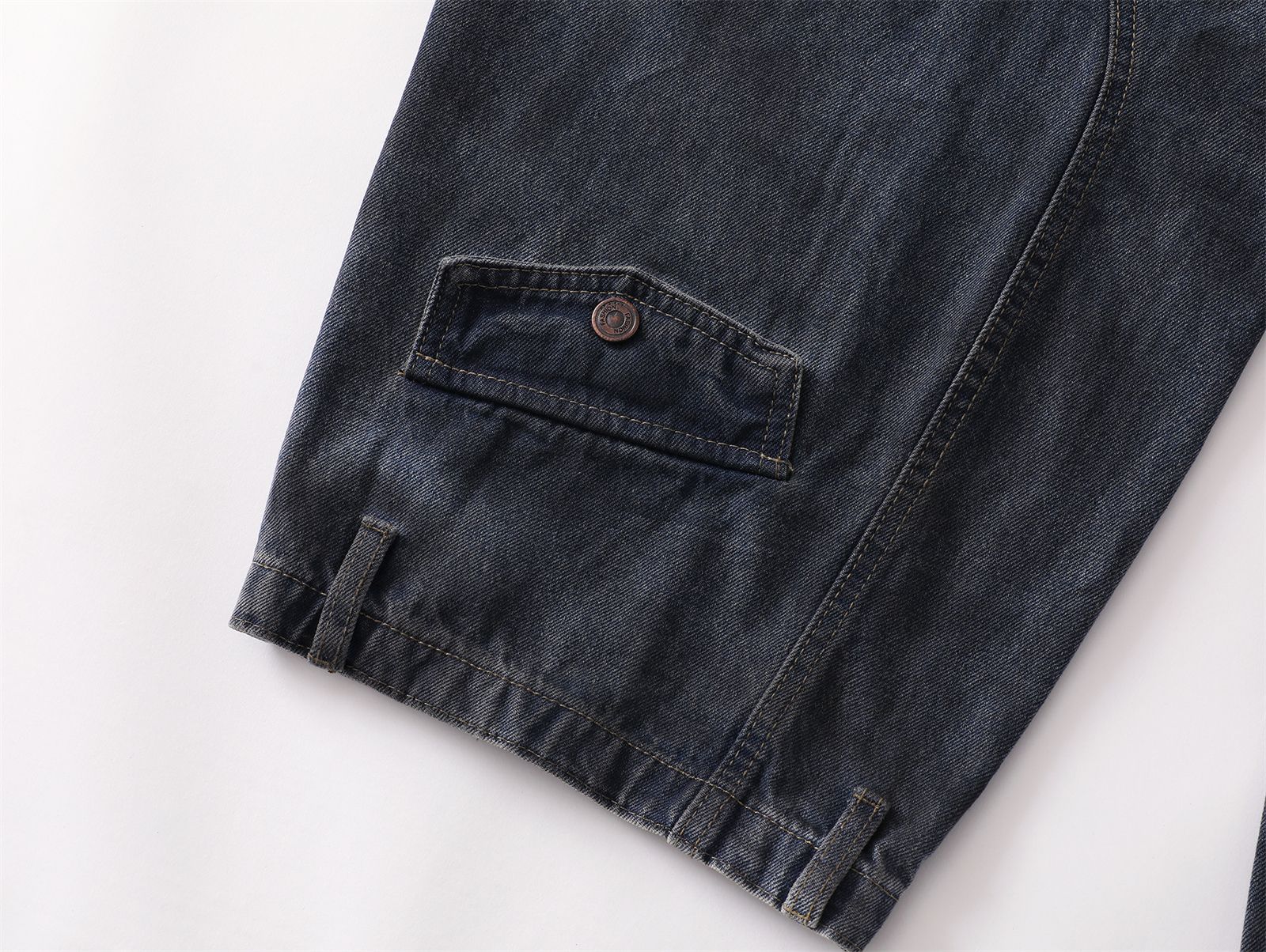 Gepaneelde Baggy Jeans