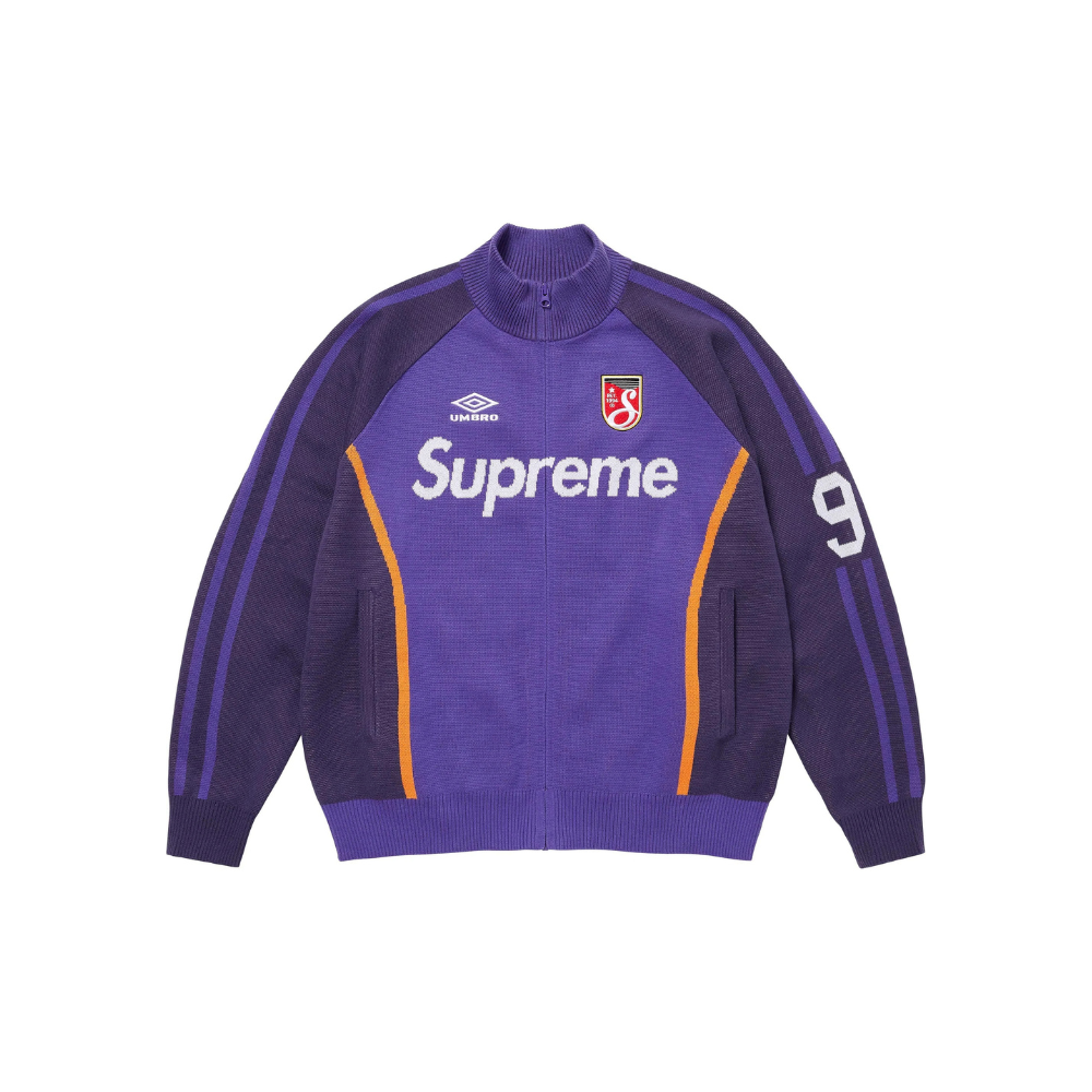 Supreme x Umbro Knit Zip-Up Sweater