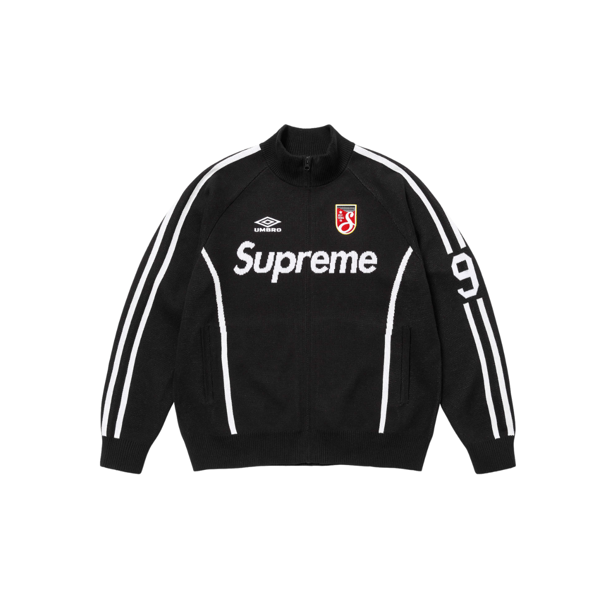 Supreme x Umbro Knit Zip-Up Sweater