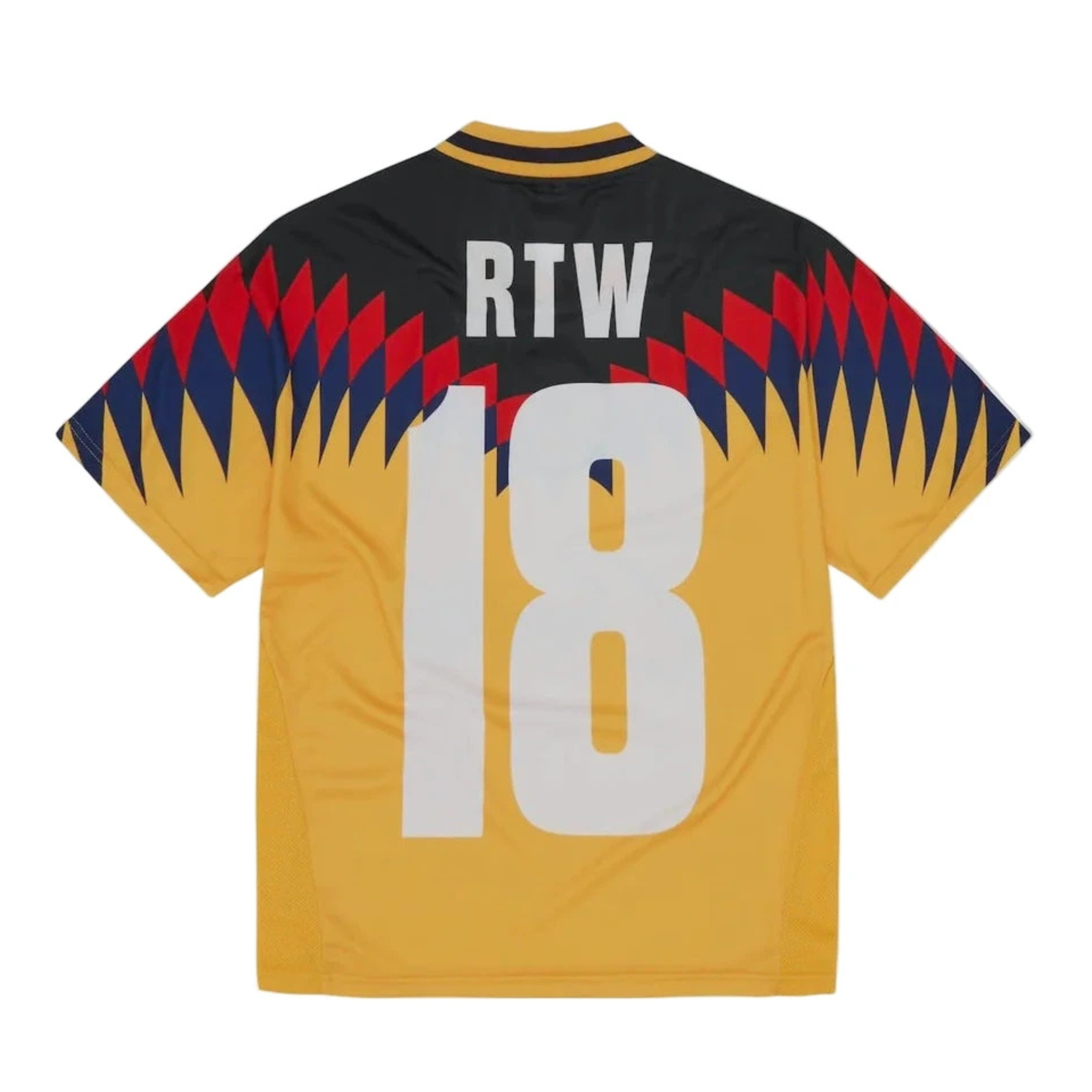 Corteiz Harlekijn Mosterdgeel Voetbalshirt