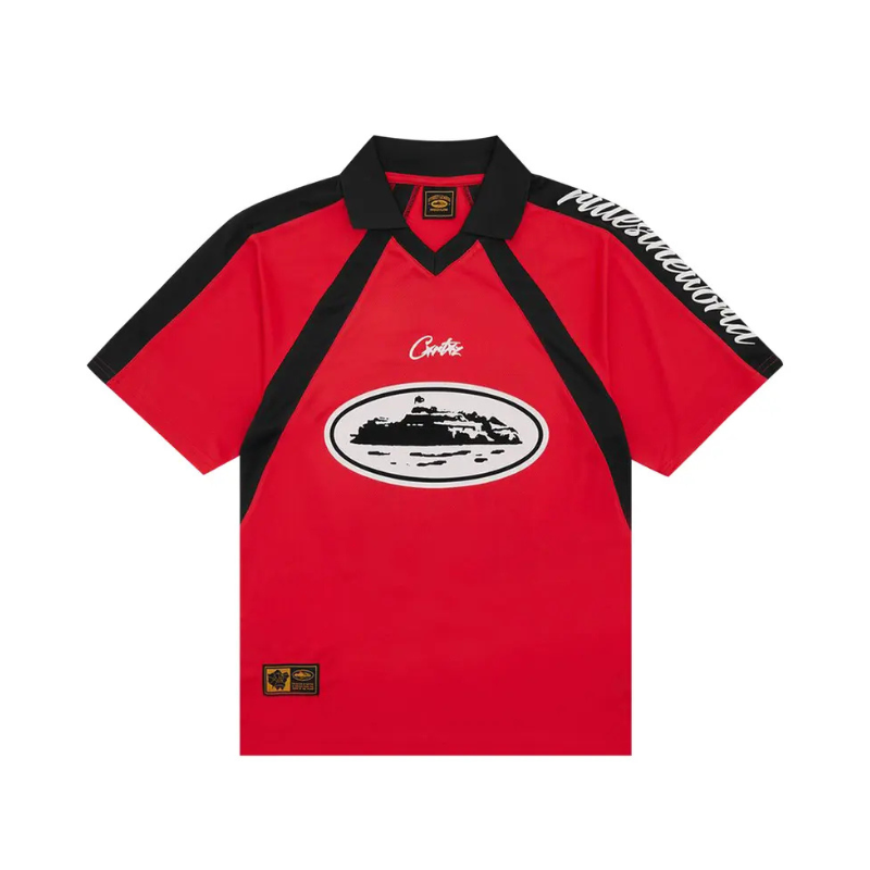 Corteiz EliteWork Rood Voetbalshirt