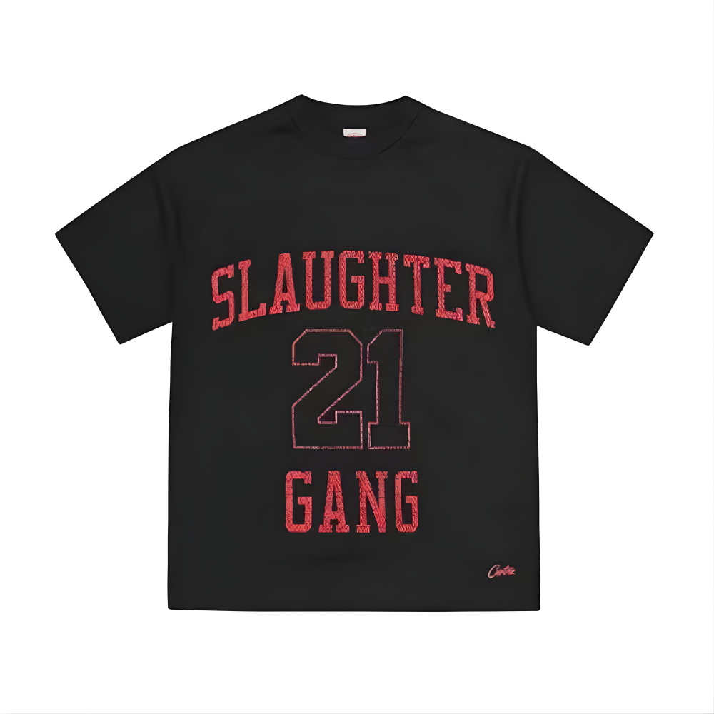 Corteiz Slaughter 21 Gang Tee