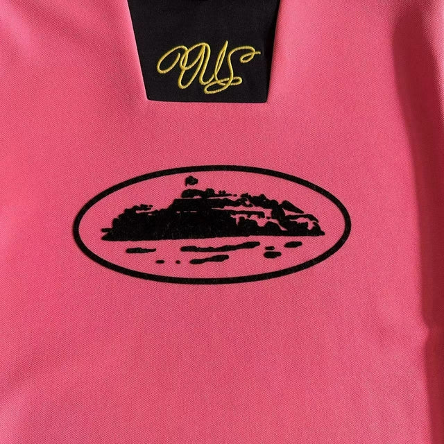 Corteiz Coral Pink Football Jersey