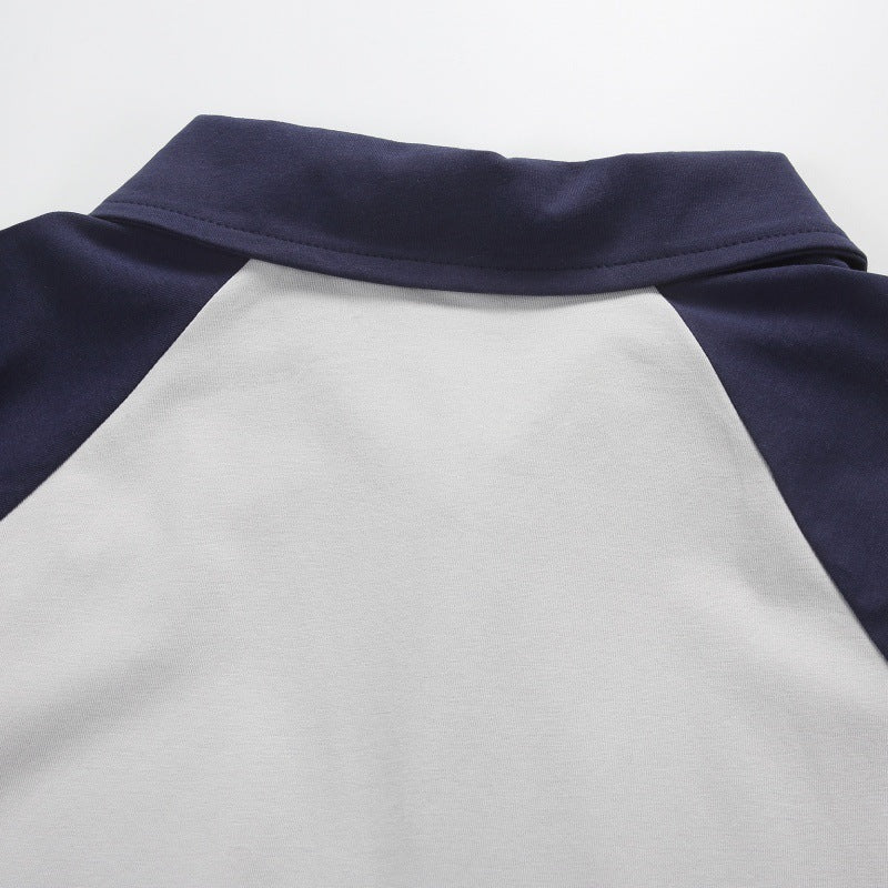 Colorblock Rits Polo