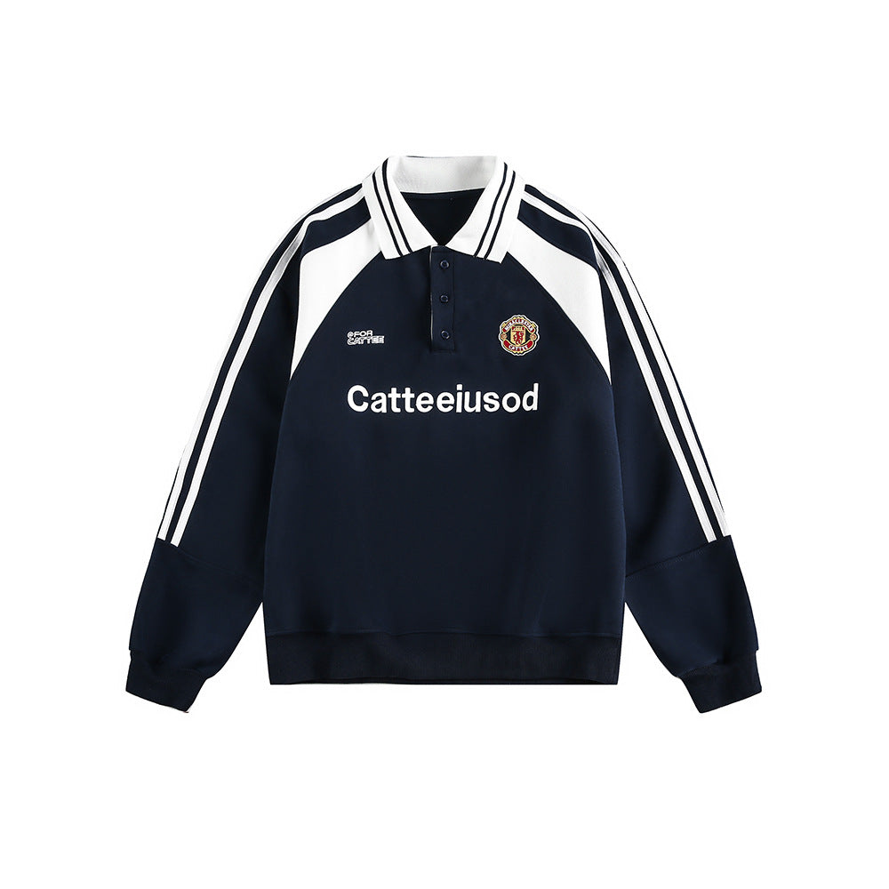 Retro Polokraag Sweater