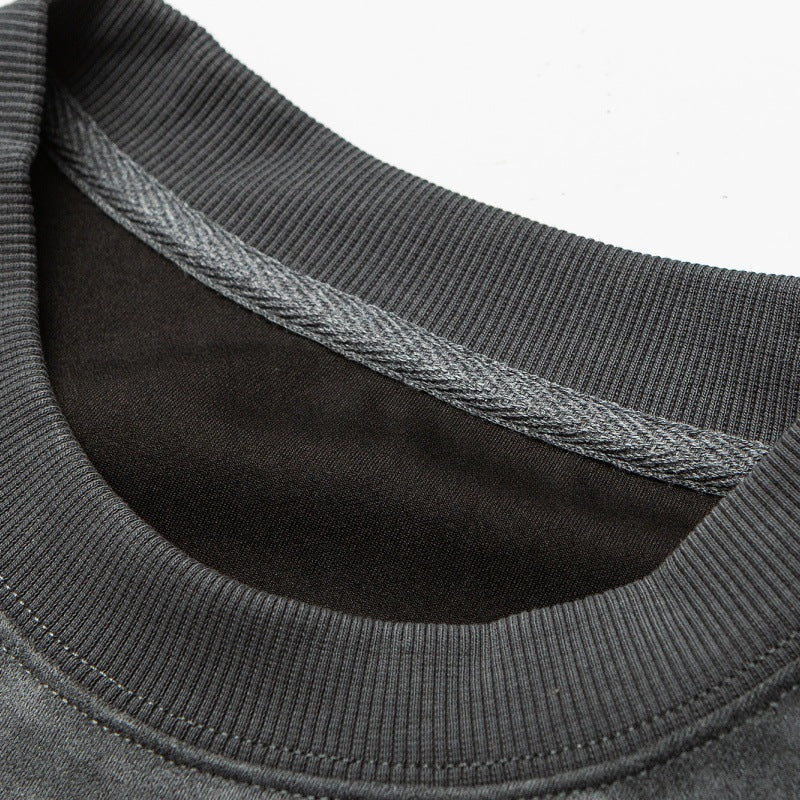 Suede Reliëf Sweater