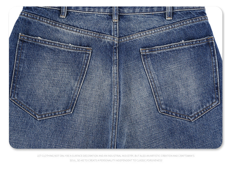 Gedragen Straight Denim