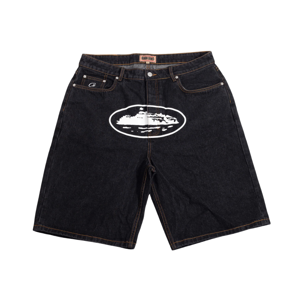 Corteiz Alcatraz Denim Shorts