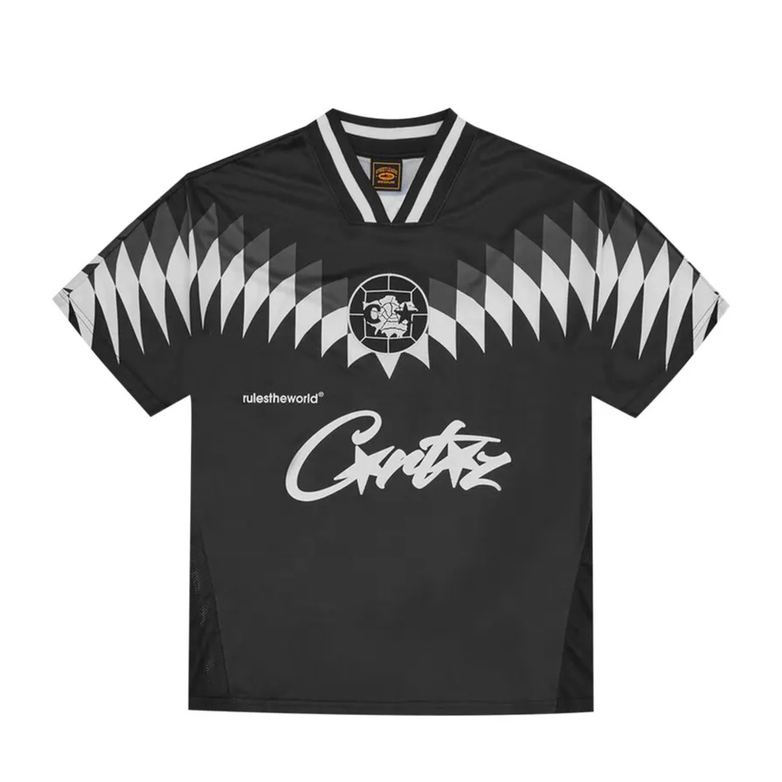 Corteiz Harlekijn Zwart Voetbalshirt