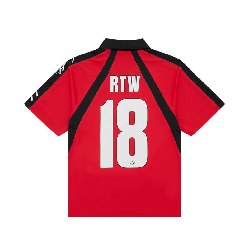 Corteiz EliteWork Rood Voetbalshirt