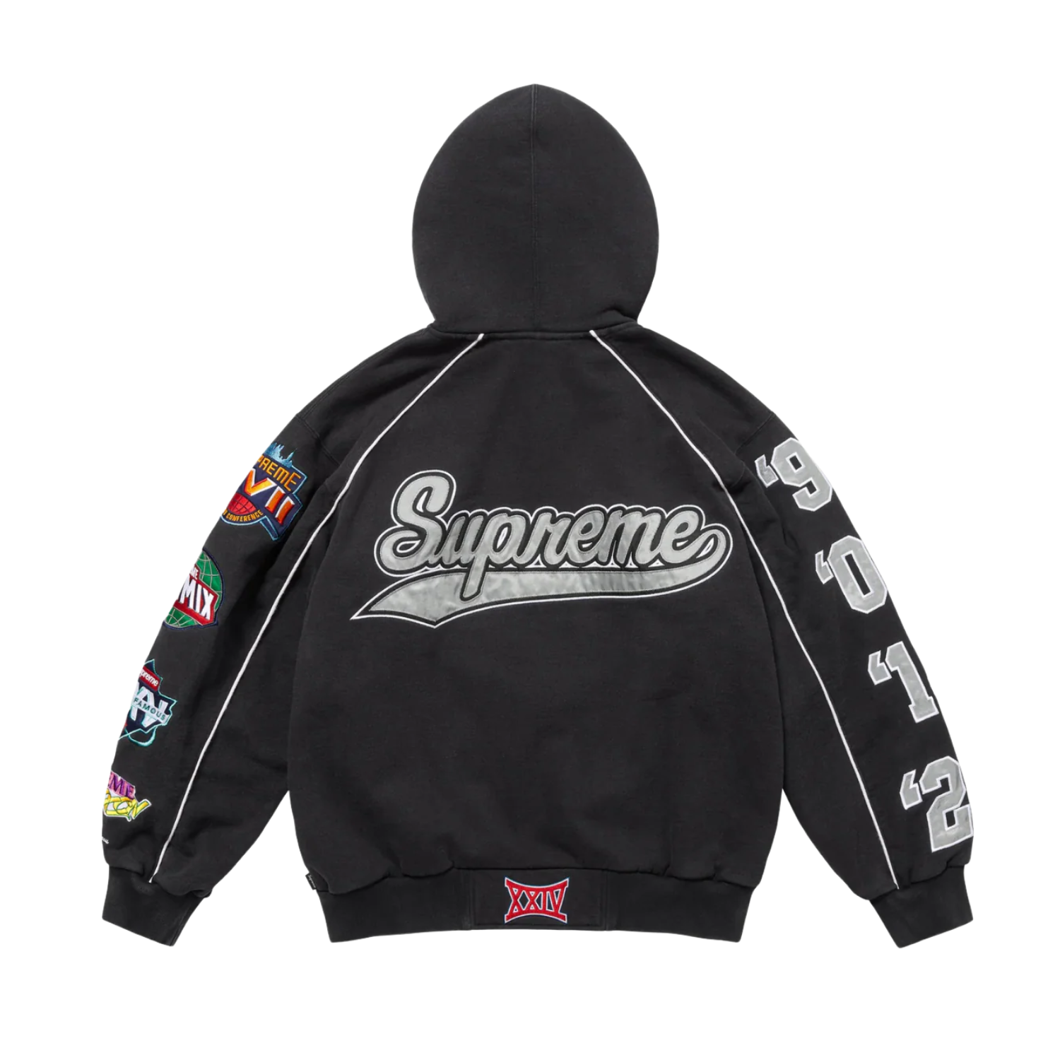Supreme Playoffs Zip Up Hooded Sweatshirt