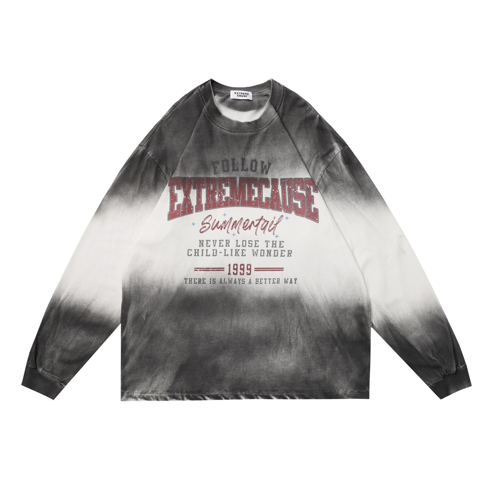 Ombré Grafiek Longsleeve