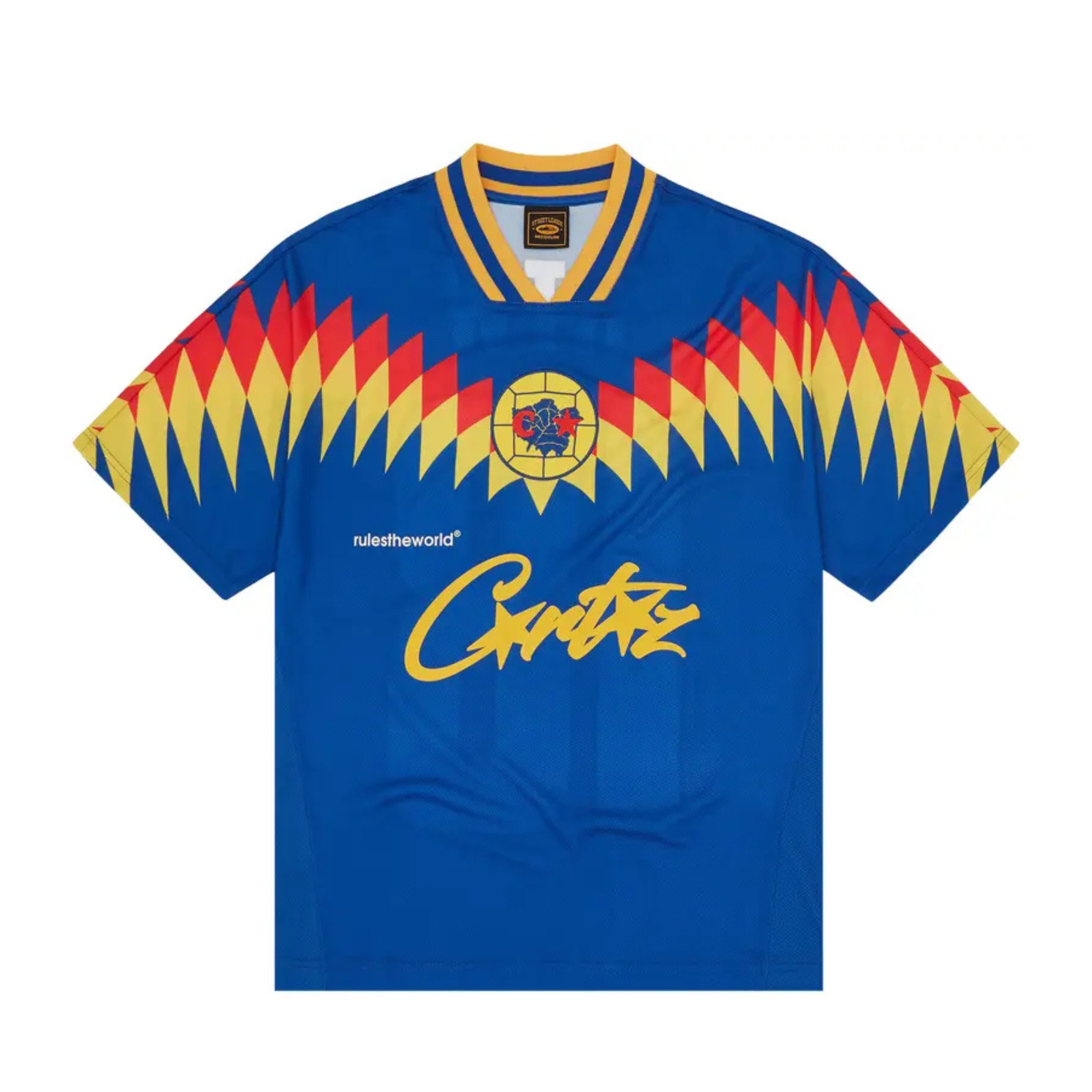 Corteiz Harlekijn Koningsblauw Voetbalshirt