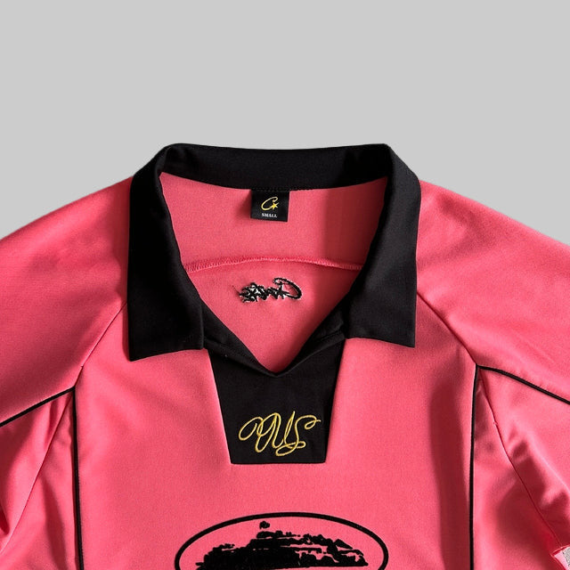 Corteiz Coral Pink Football Jersey