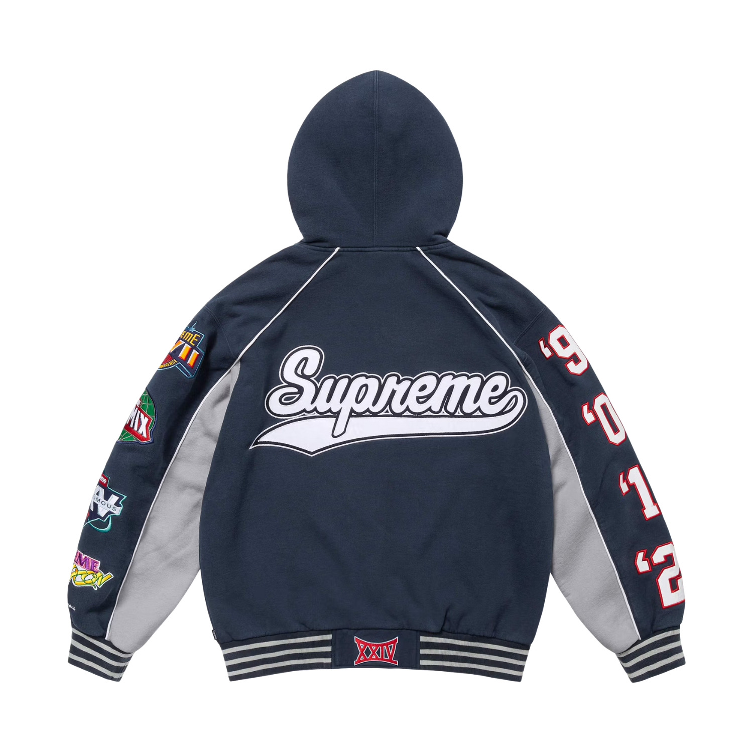 Supreme Playoffs Zip Up Hooded Sweatshirt