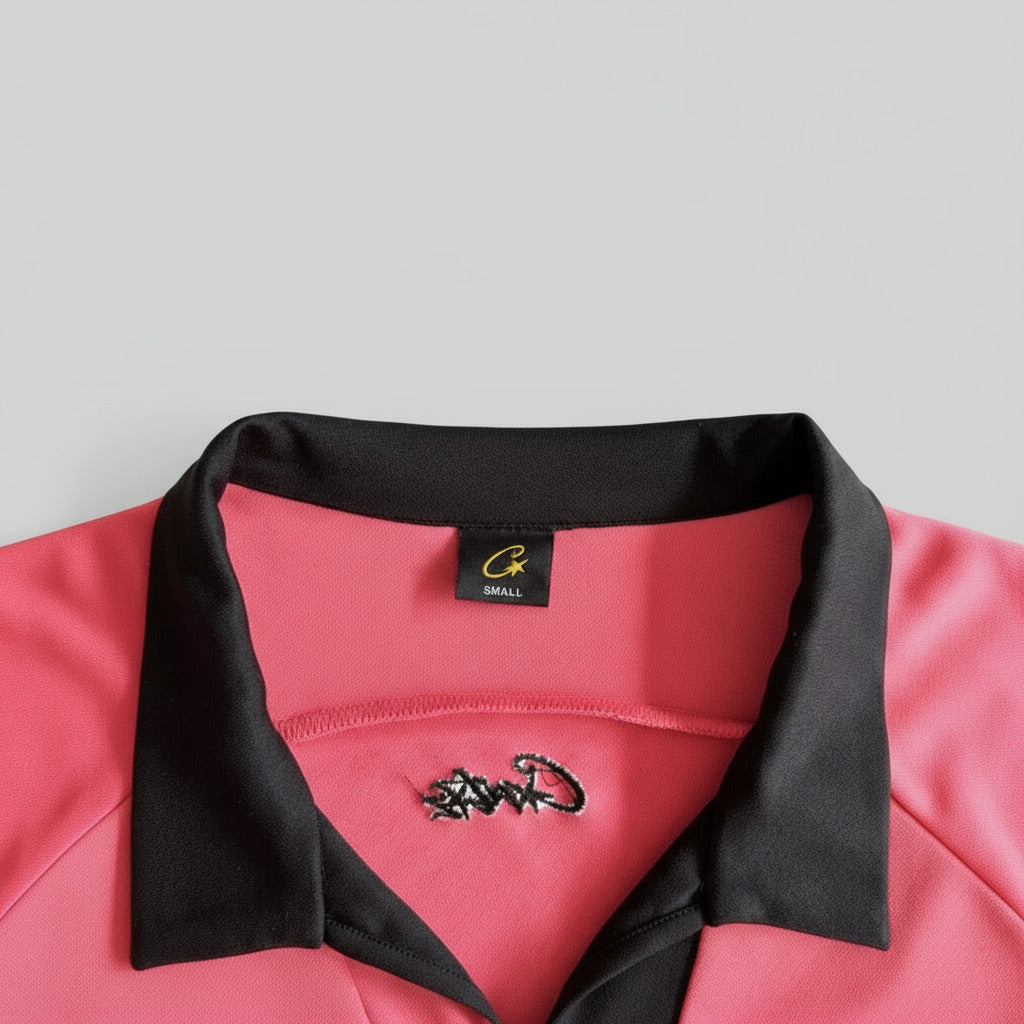 Corteiz Coral Pink Football Jersey