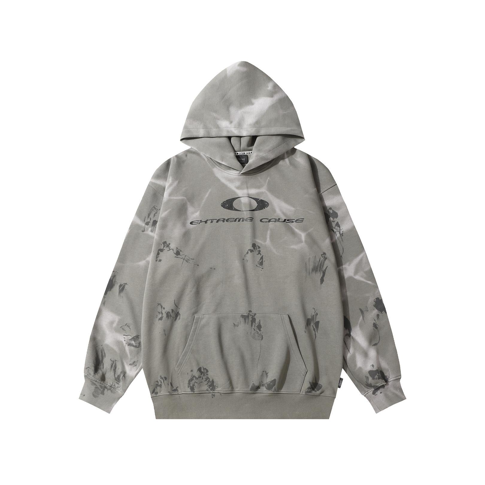 Tie Dye Graphic Hood