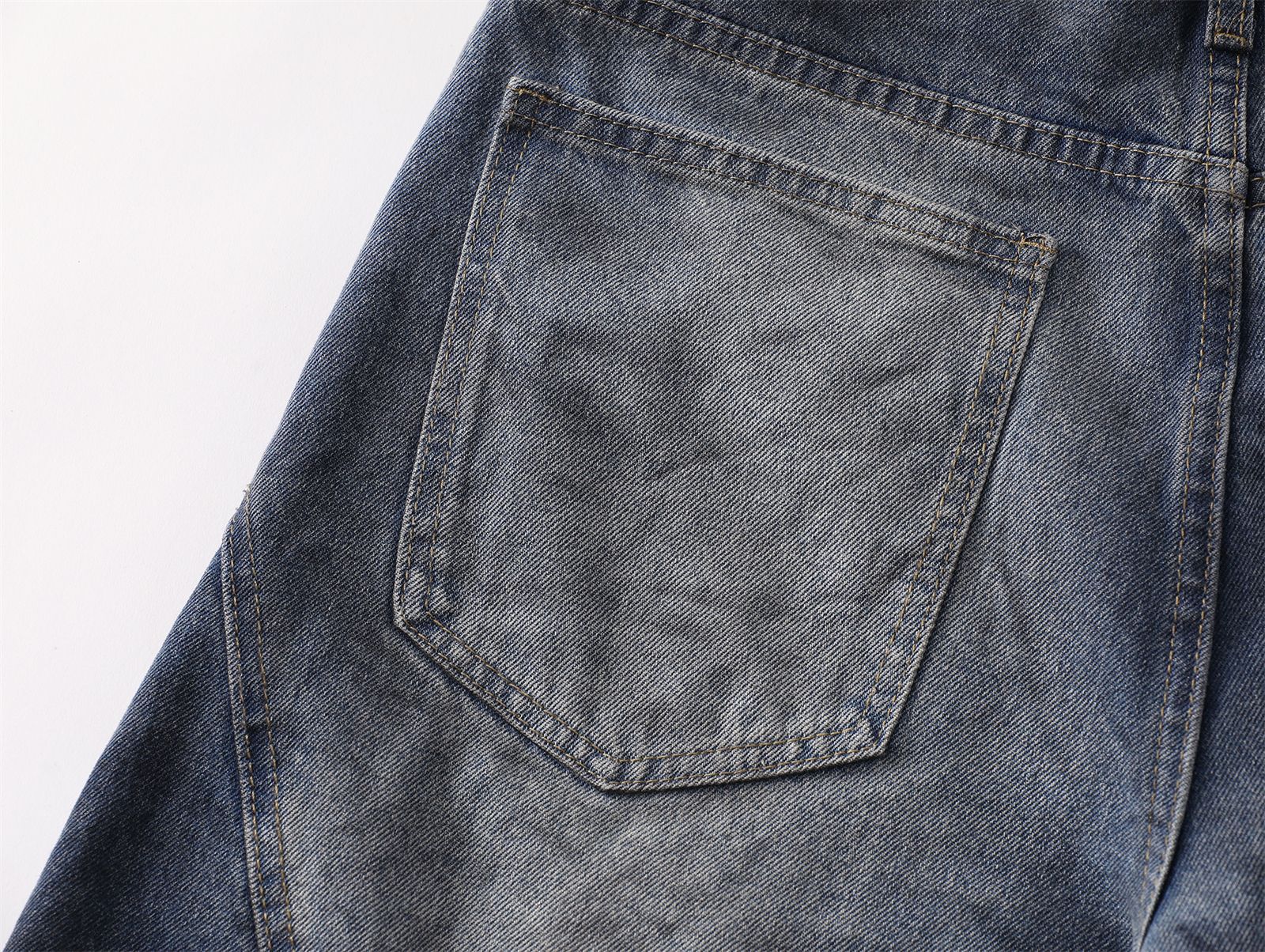 Gepaneelde Baggy Jeans