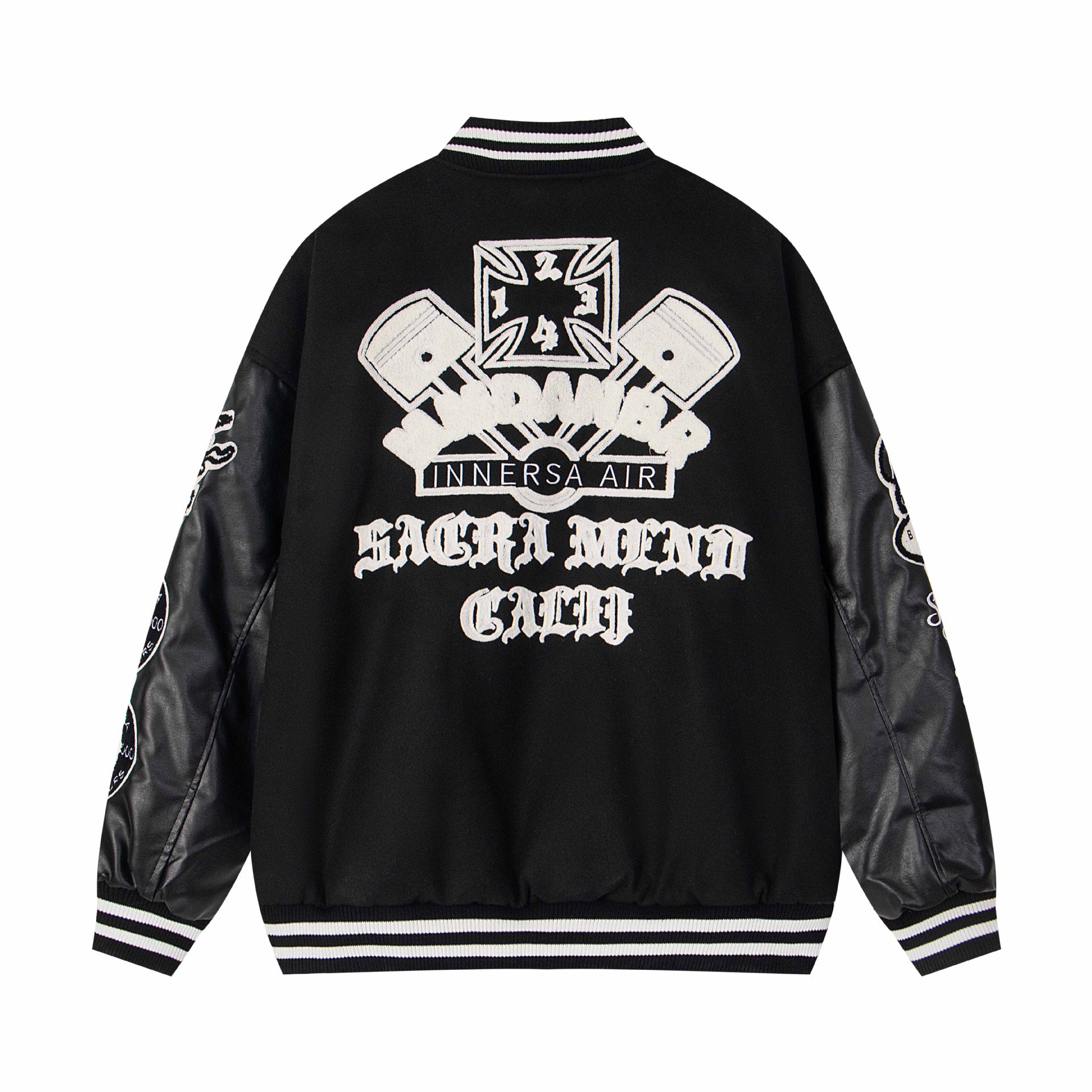 Geborduurd Varsity Jack