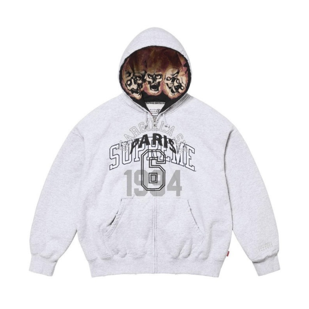 Supreme Arch Logo Zip-Up Hoodie
