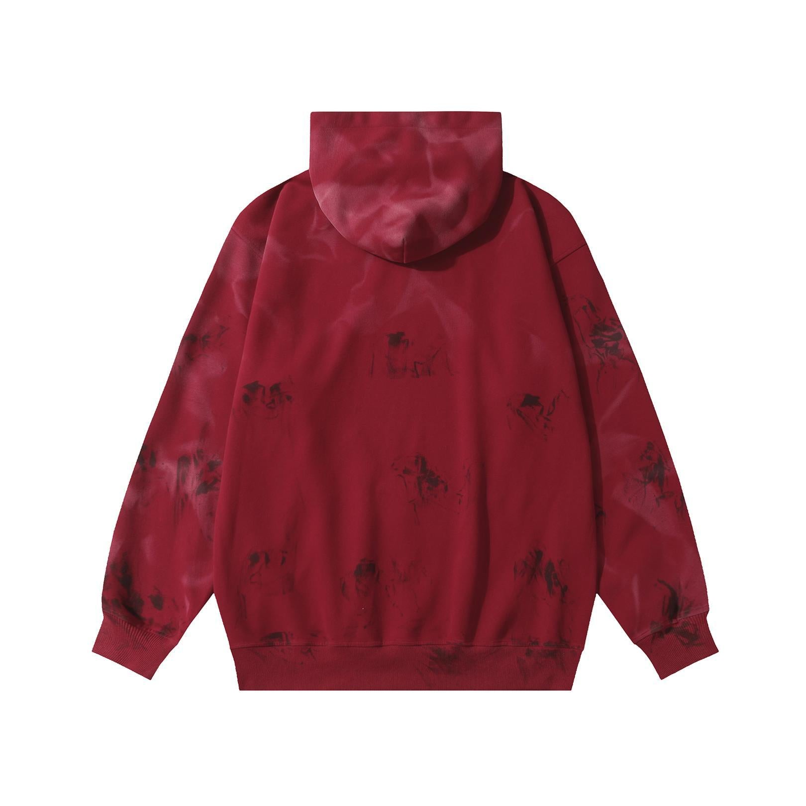 Tie Dye Graphic Hood