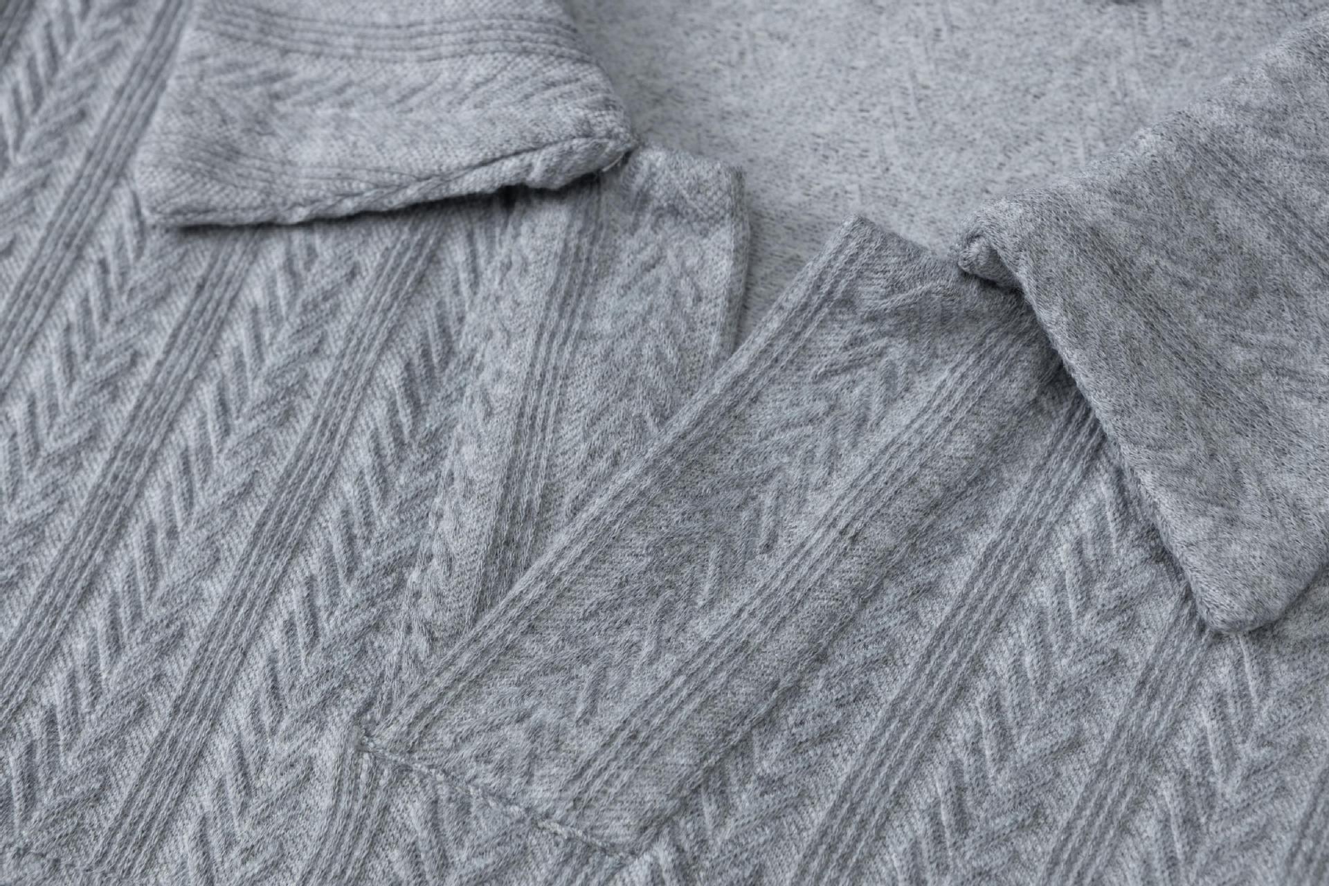 Gebreide Longsleeve Polo