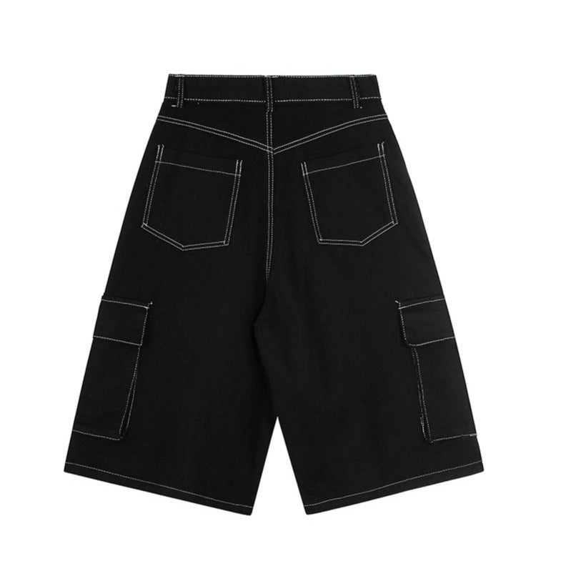Contrastnaad Cargo Short