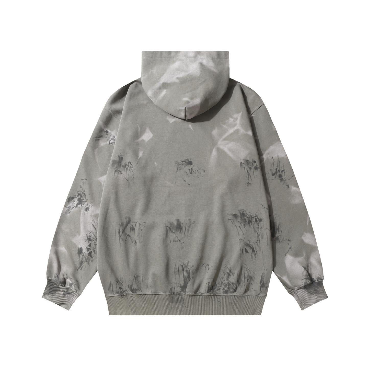 Tie Dye Graphic Hood