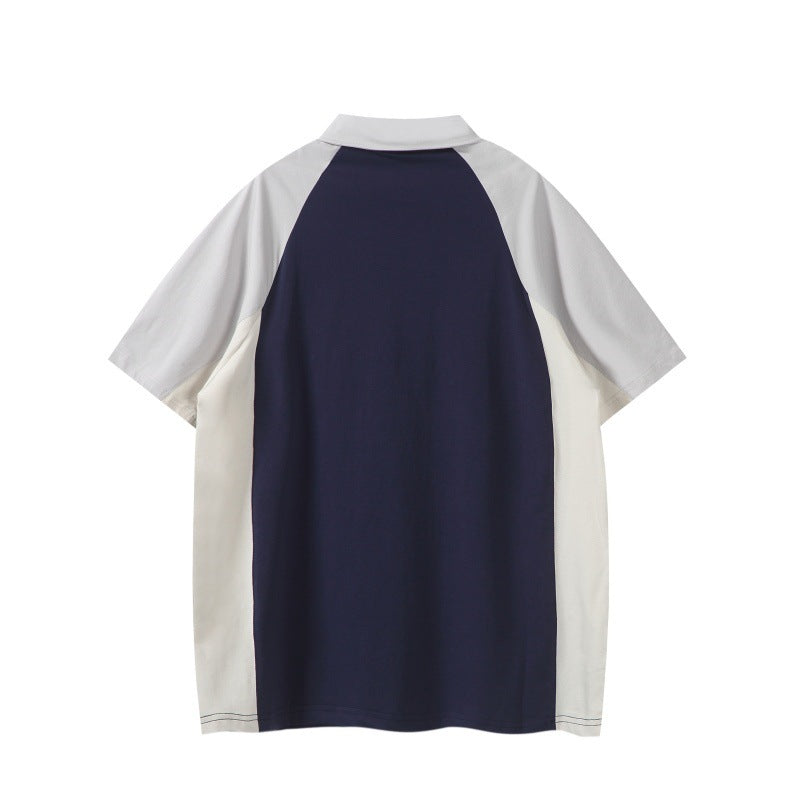 Colorblock Rits Polo