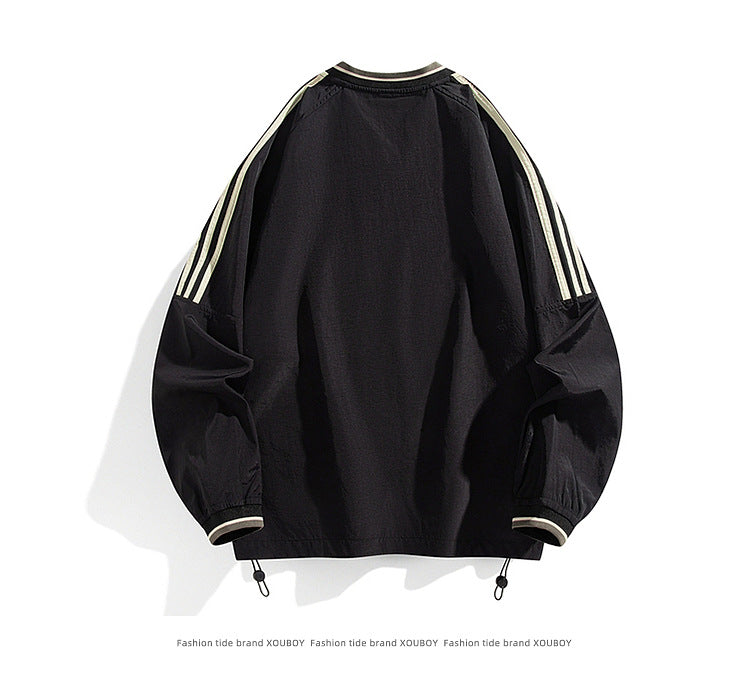 Retro Windbreaker Sweater