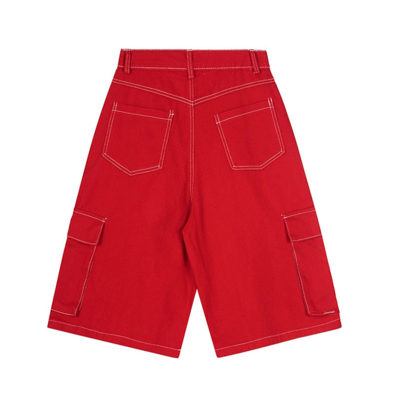 Contrastnaad Cargo Short