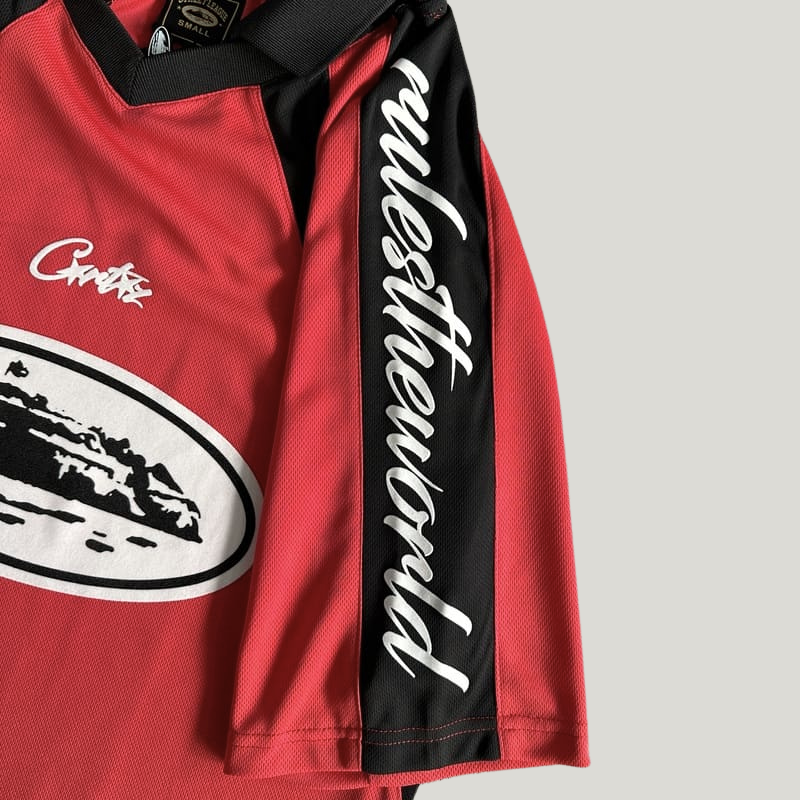 Corteiz EliteWork Rood Voetbalshirt