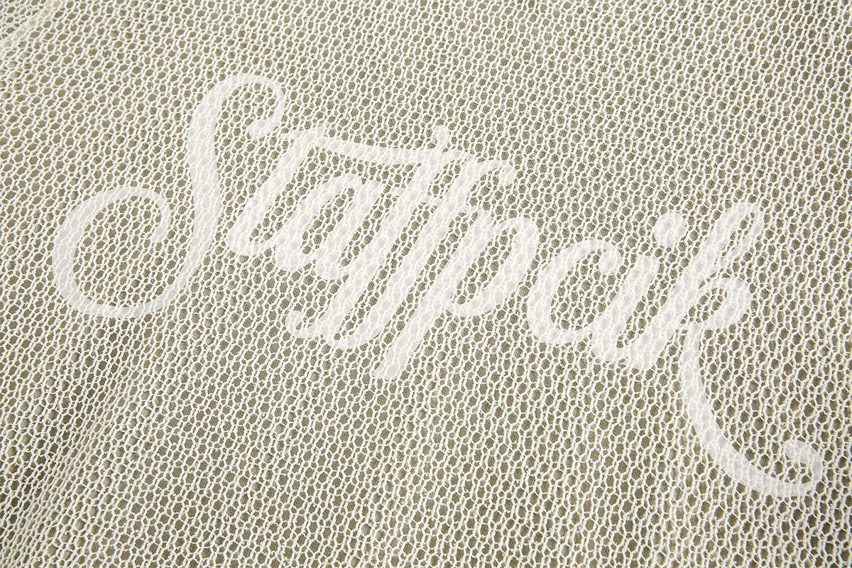 Mesh Overlay Sweater