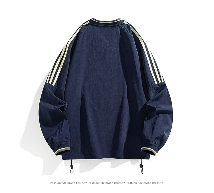 Retro Windbreaker Sweater