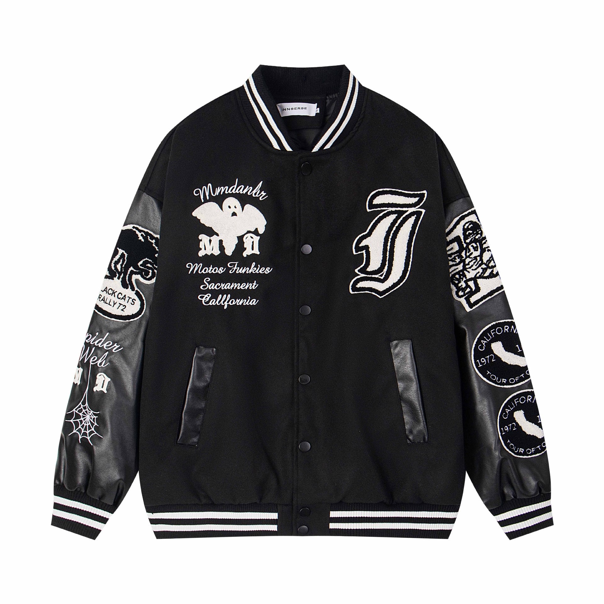 Geborduurd Varsity Jack