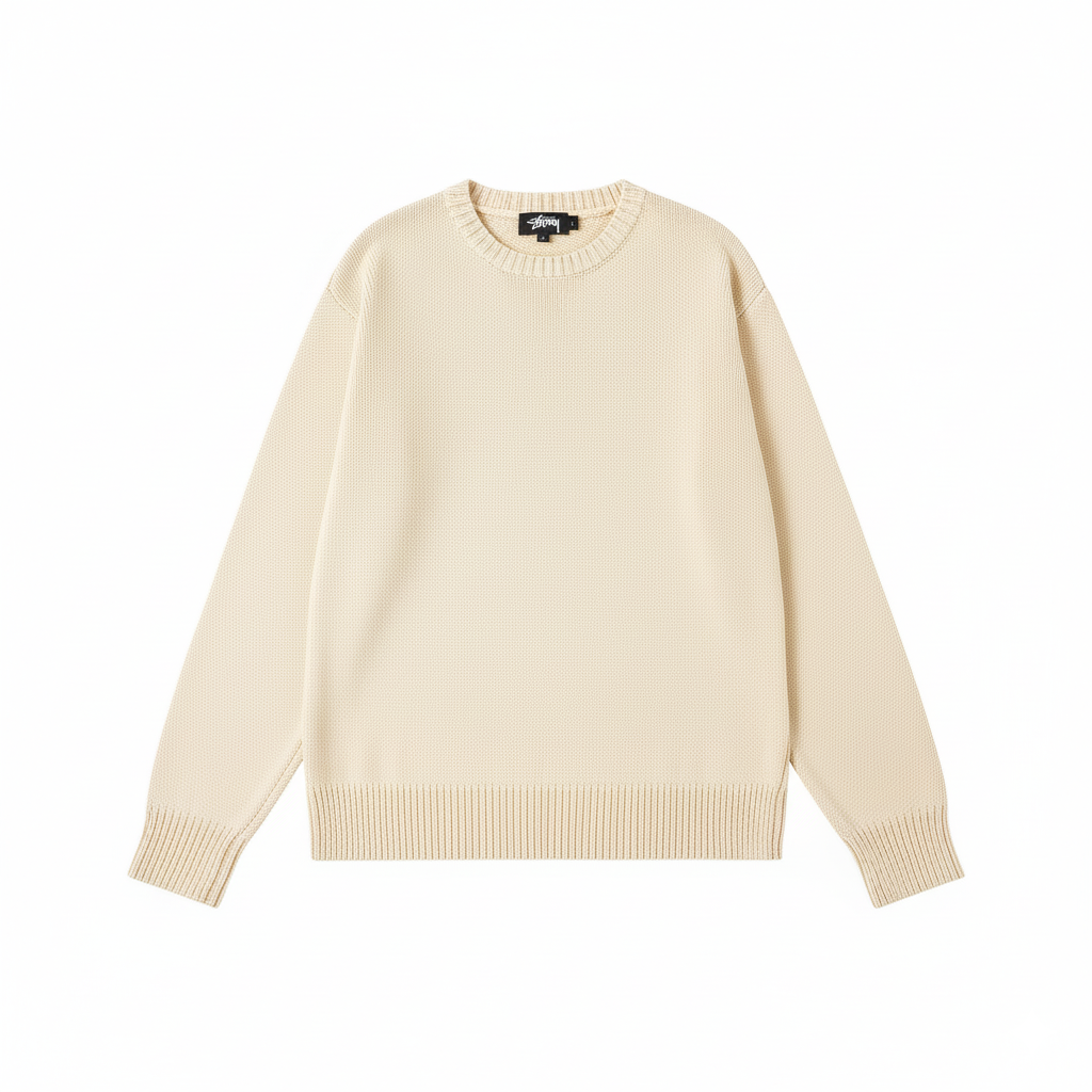 Stüssy Distressed Graphic Sweater