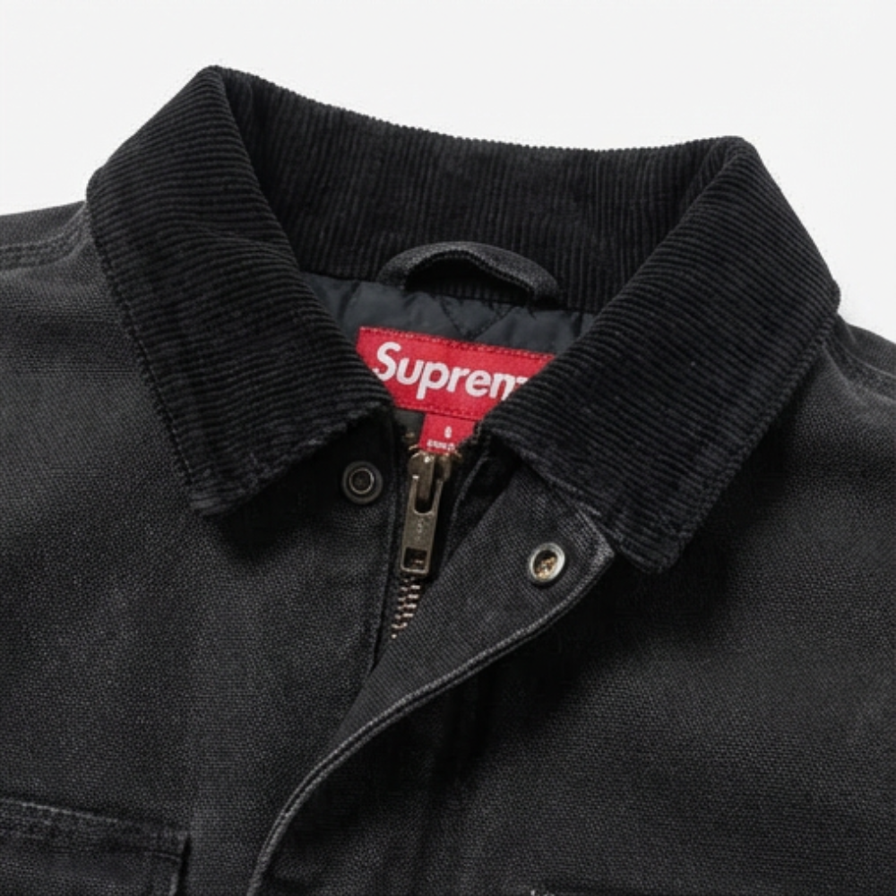 Supreme Old English Canvas Work Jacket