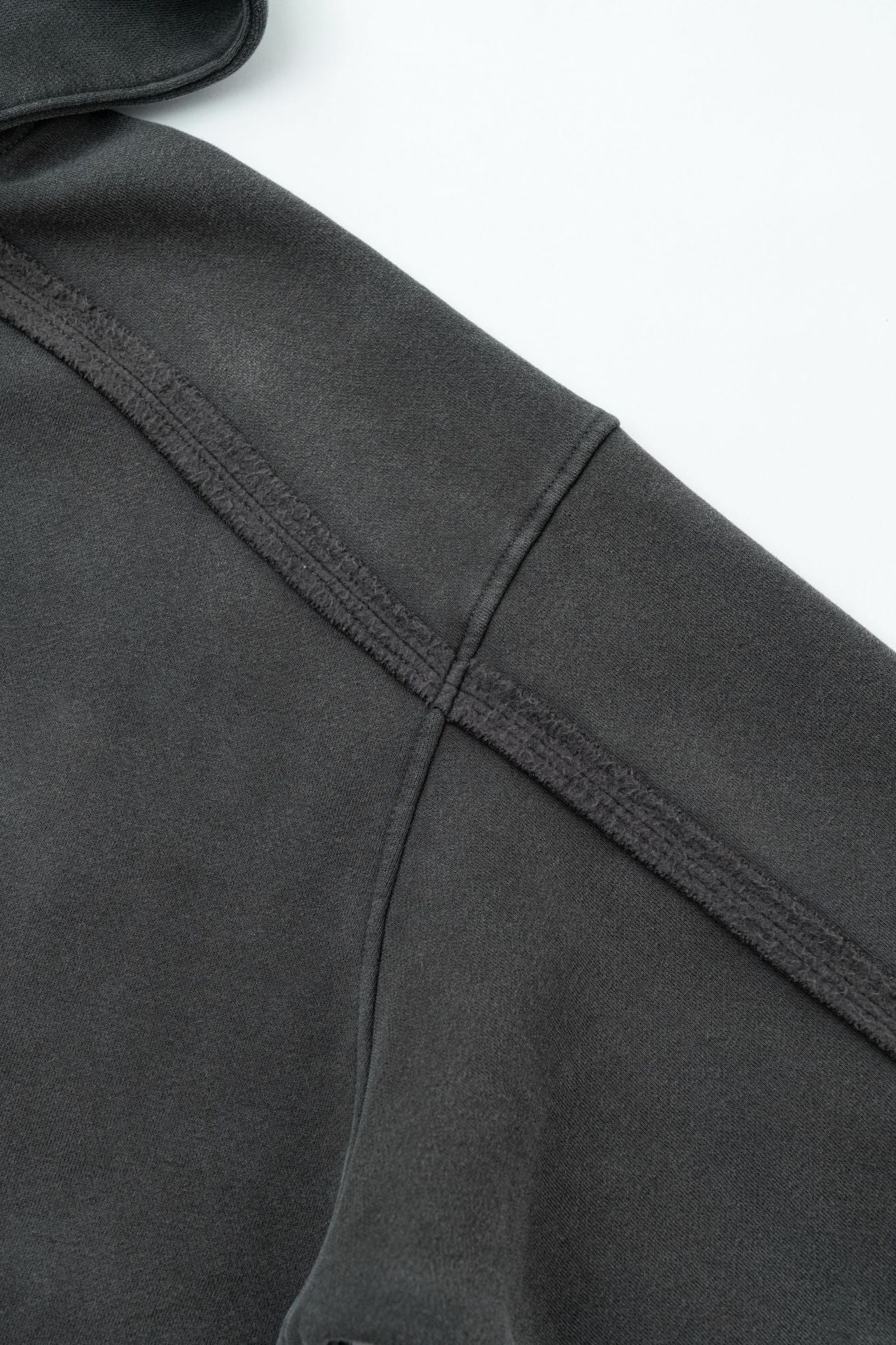 Oversized Washed Zip Hoodie