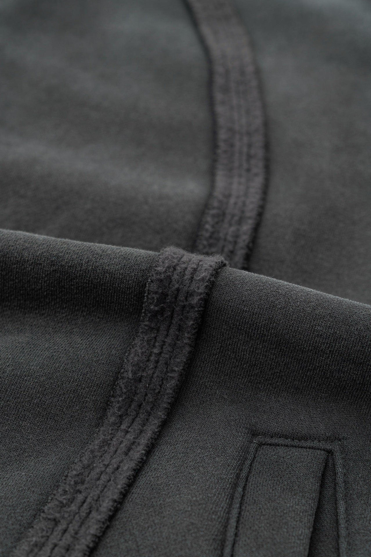 Oversized Washed Zip Hoodie