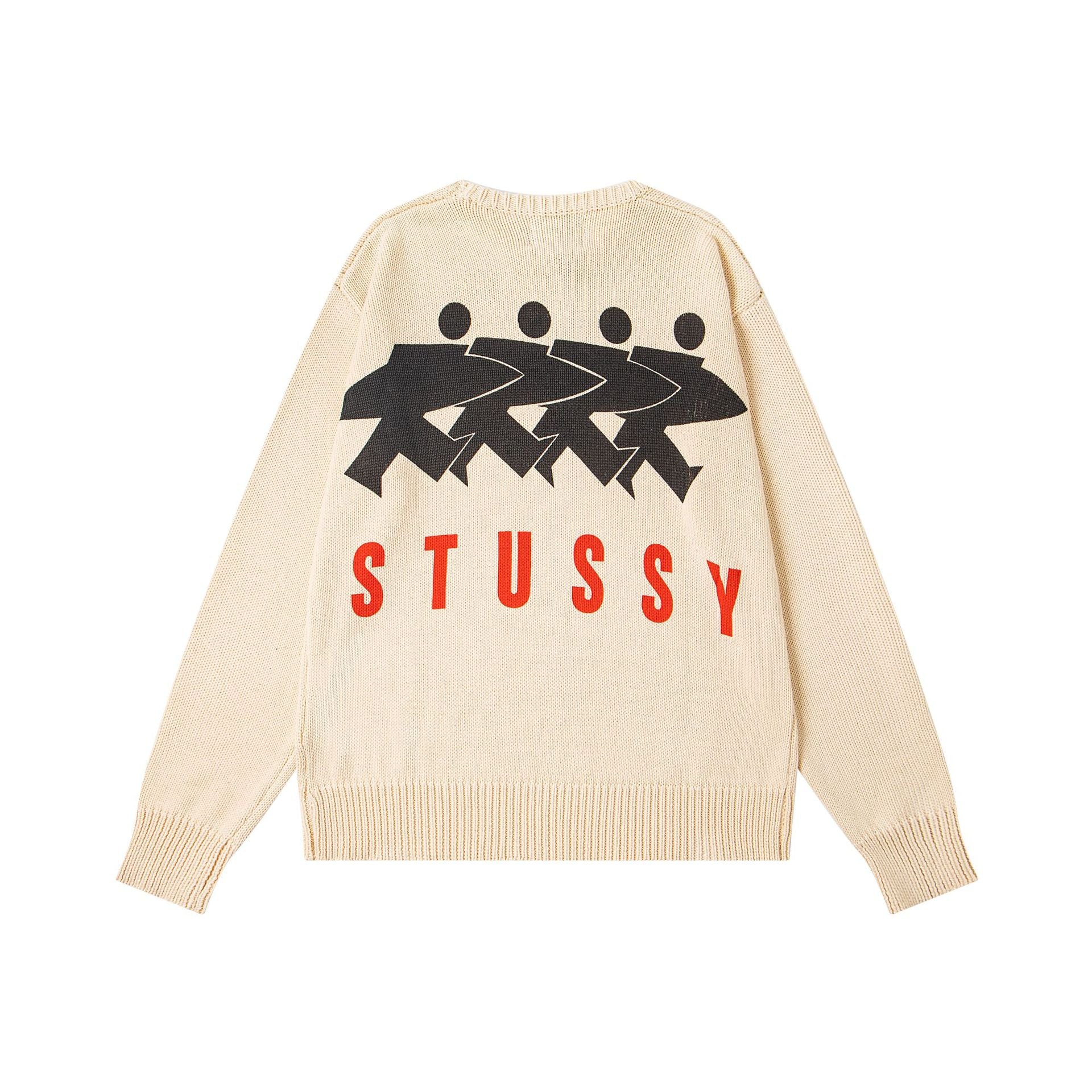 Stüssy Distressed Graphic Sweater