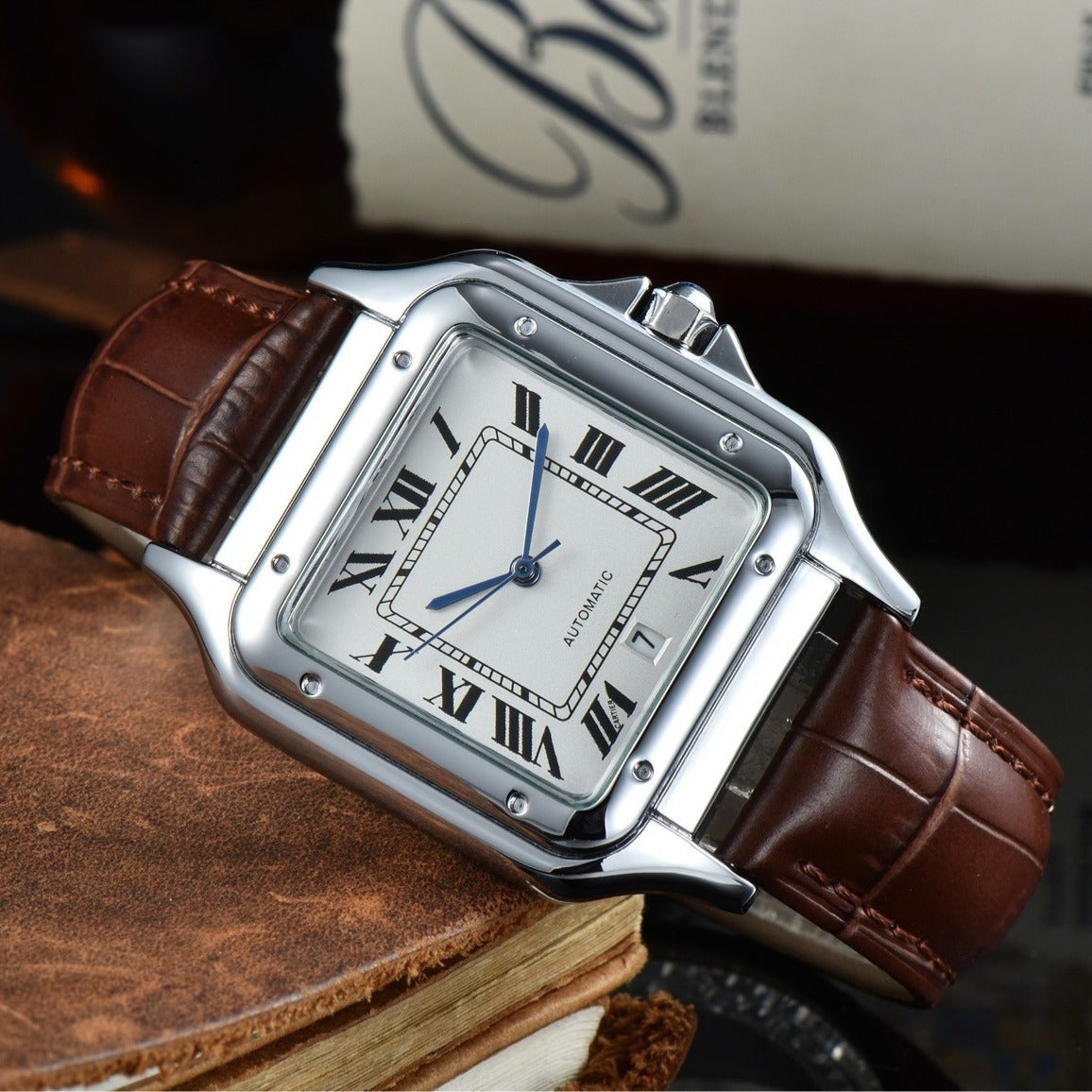 Elegant Herenhorloge met Romeinse Cijfers