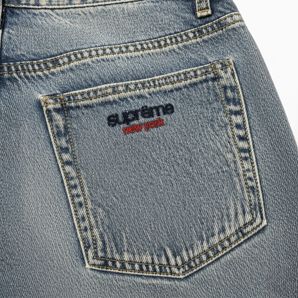 Supreme New York Denim Shorts