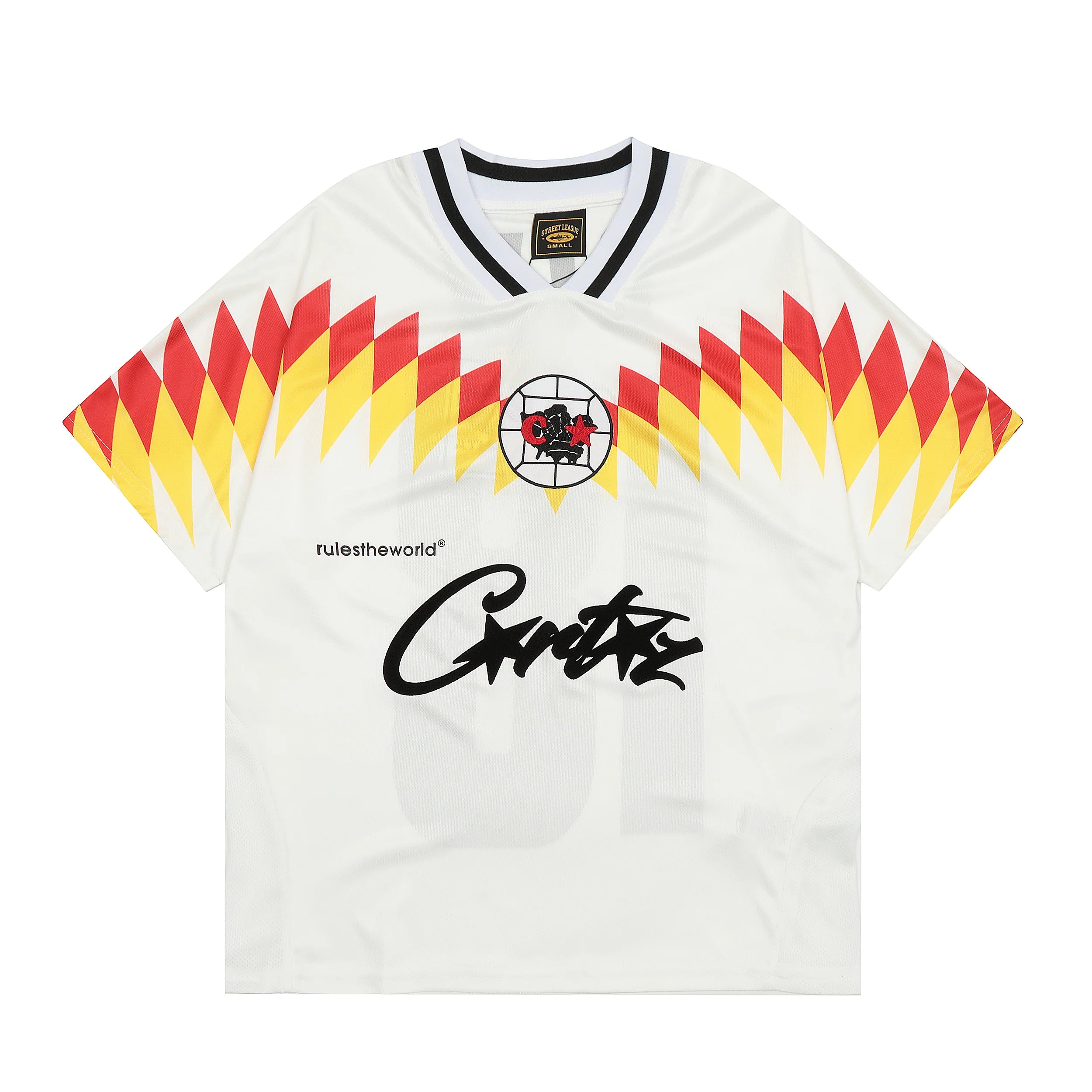 Corteiz Harlekijn Wit Voetbalshirt