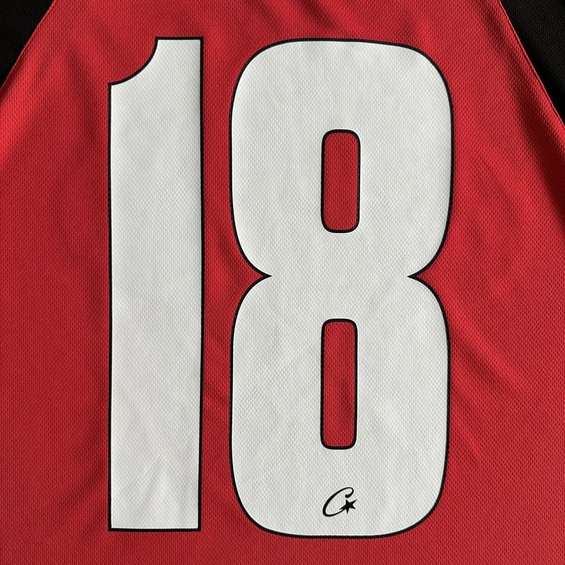 Corteiz EliteWork Rood Voetbalshirt