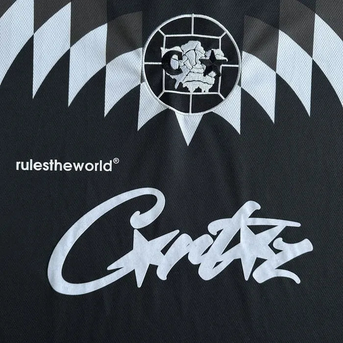 Corteiz Harlekijn Zwart Voetbalshirt